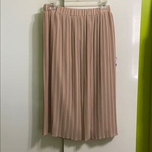 Zara Pleated Midi Skirt